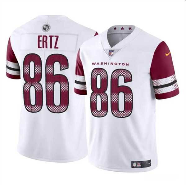 Youth Washington Commanders #86 Zach Ertz White Vapor Limited Stitched Jersey Dzhi-0